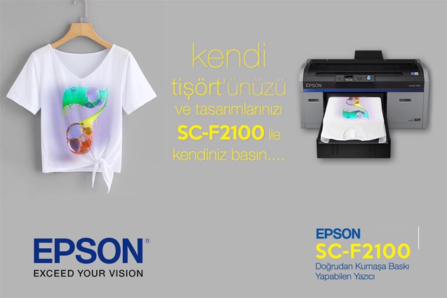 EPSON SURECOLOR SC-F2100 (5C) TİŞÖRT YAZICI
